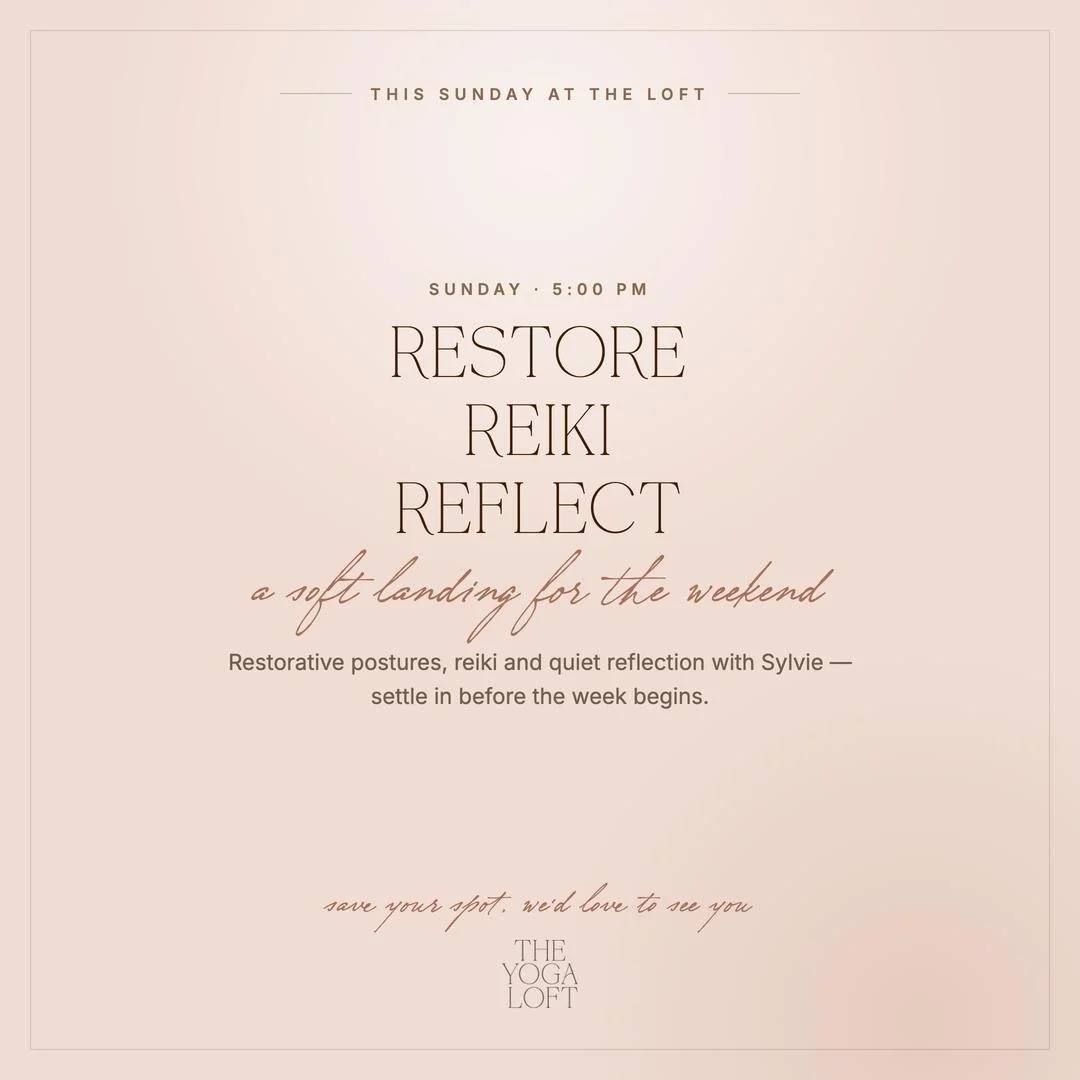 Restore, Reiki, Reflect with Sylvie